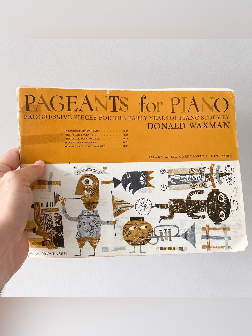 Pageants for Piano Progressive Pieces for the Early Years Donald Waxman 1958